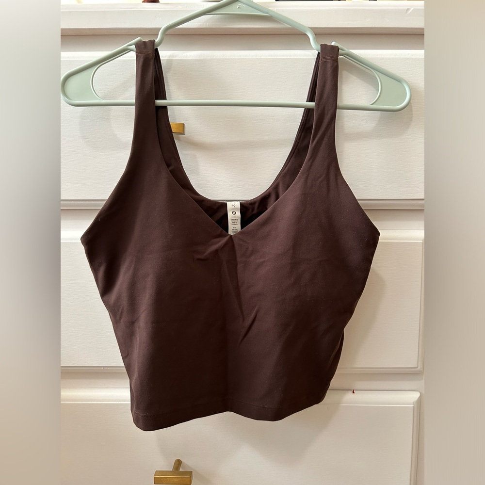 Lululemon Align Yoga Tank Top - Dark Brown - Size 10